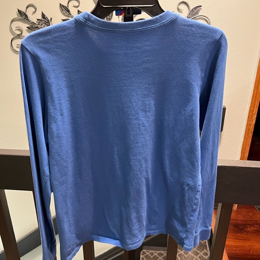 EUS Life is Good Blue “Chill Out” Shirt Size Small #345 - Picture 5 of 6